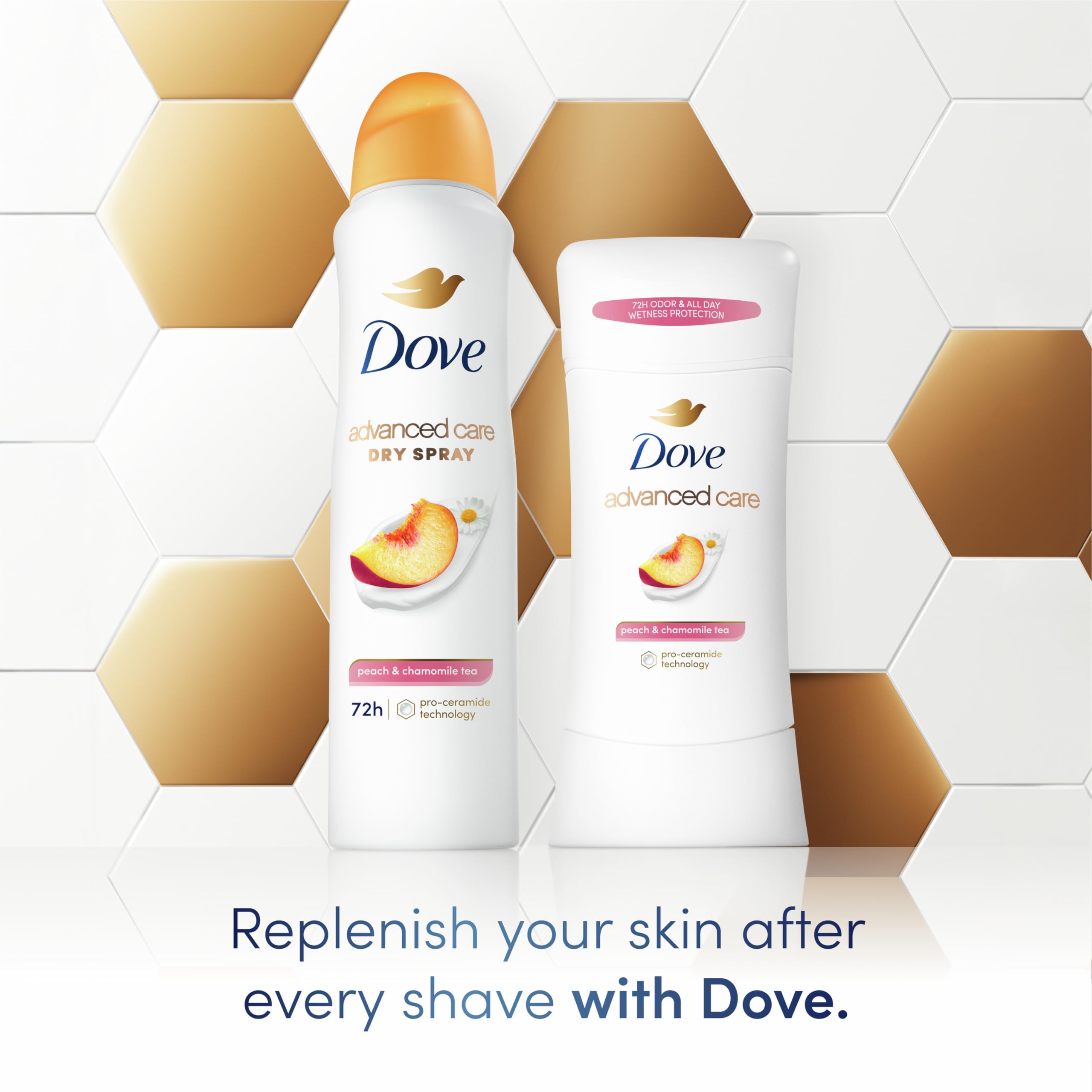 Amazon.com : Dove Advanced Care Antiperspirant Deodorant Dry Spray